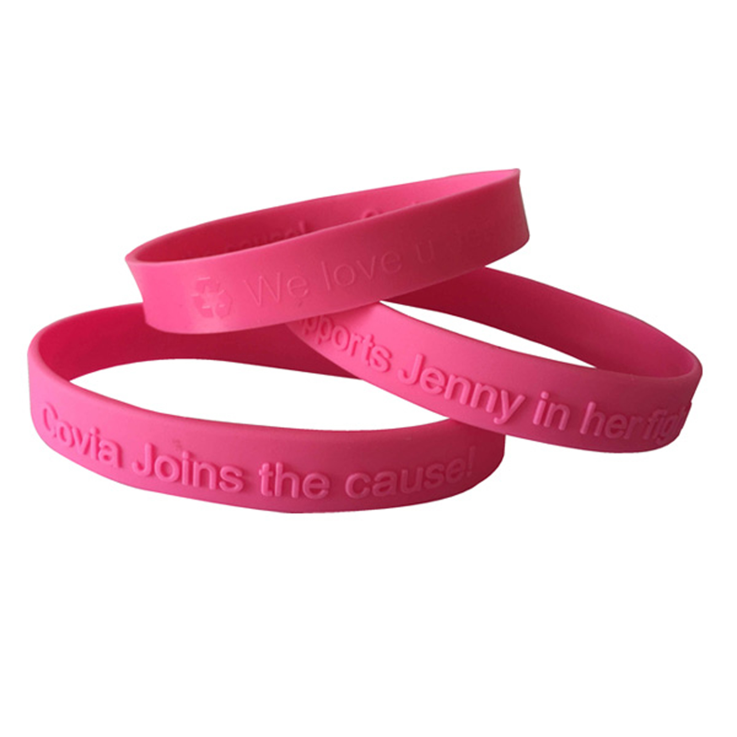 Embossed Silicone Wristband 14