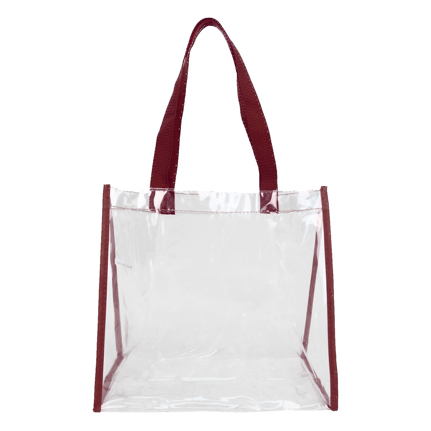 Full Color Clear Stadium Security Open Tote Bag 2