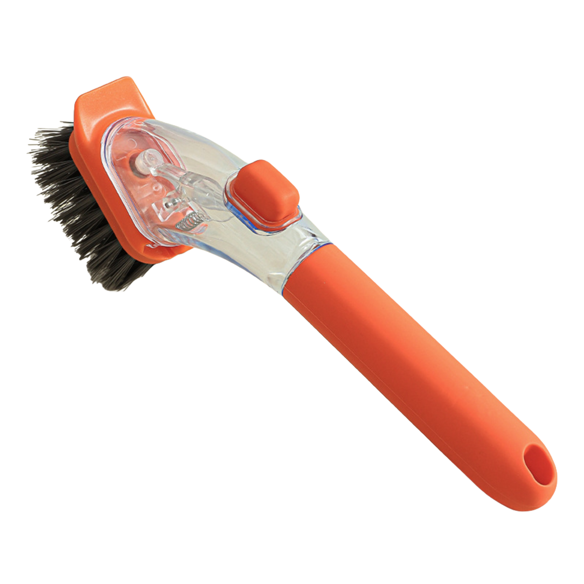 Press-to-add liquid cleaning brush 6
