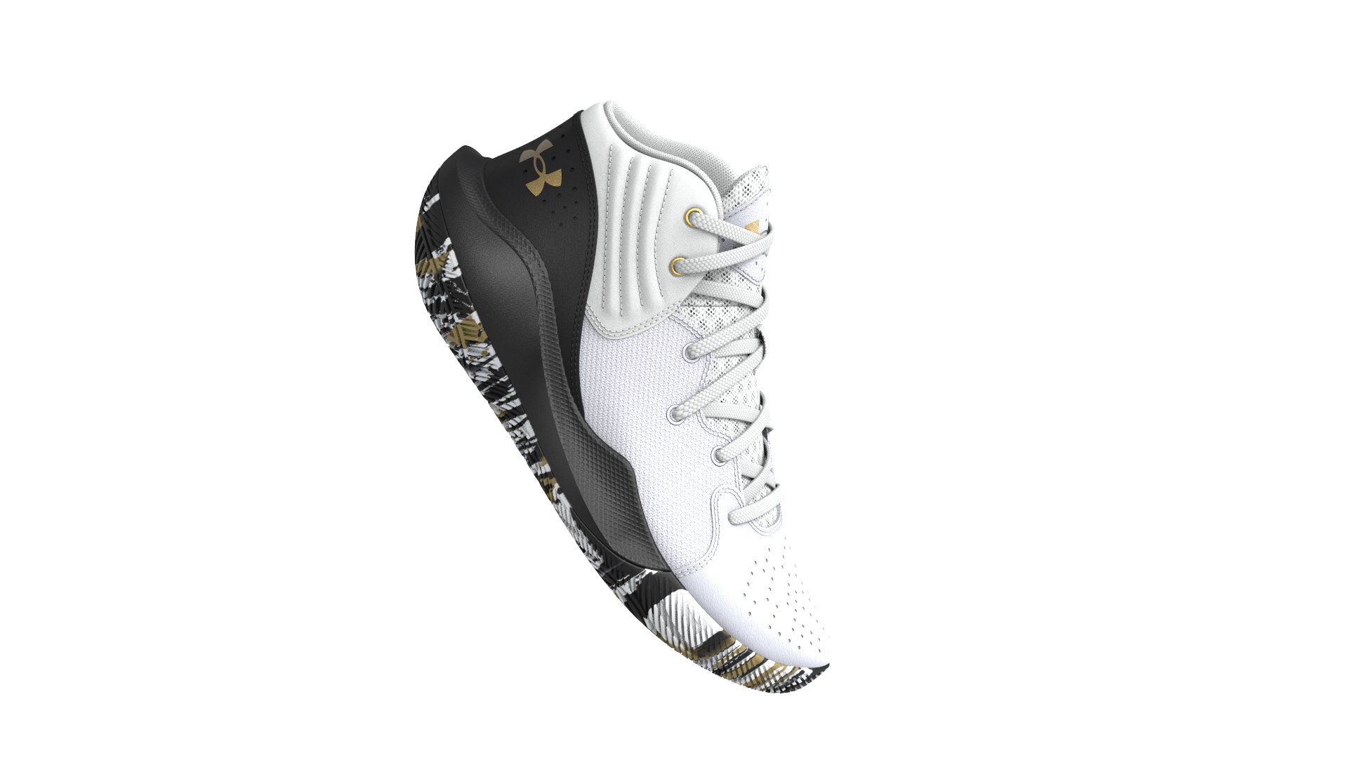 UA Jet '21 Grade School Basketball Shoes 15