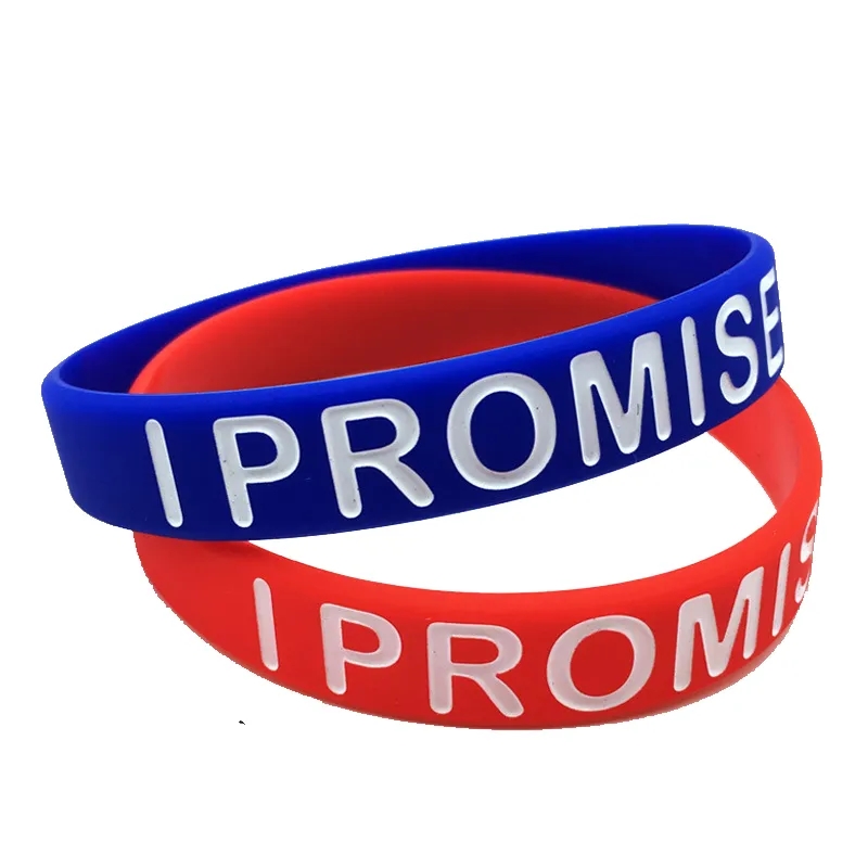 Silicone Debossed Filled Wristbands 3