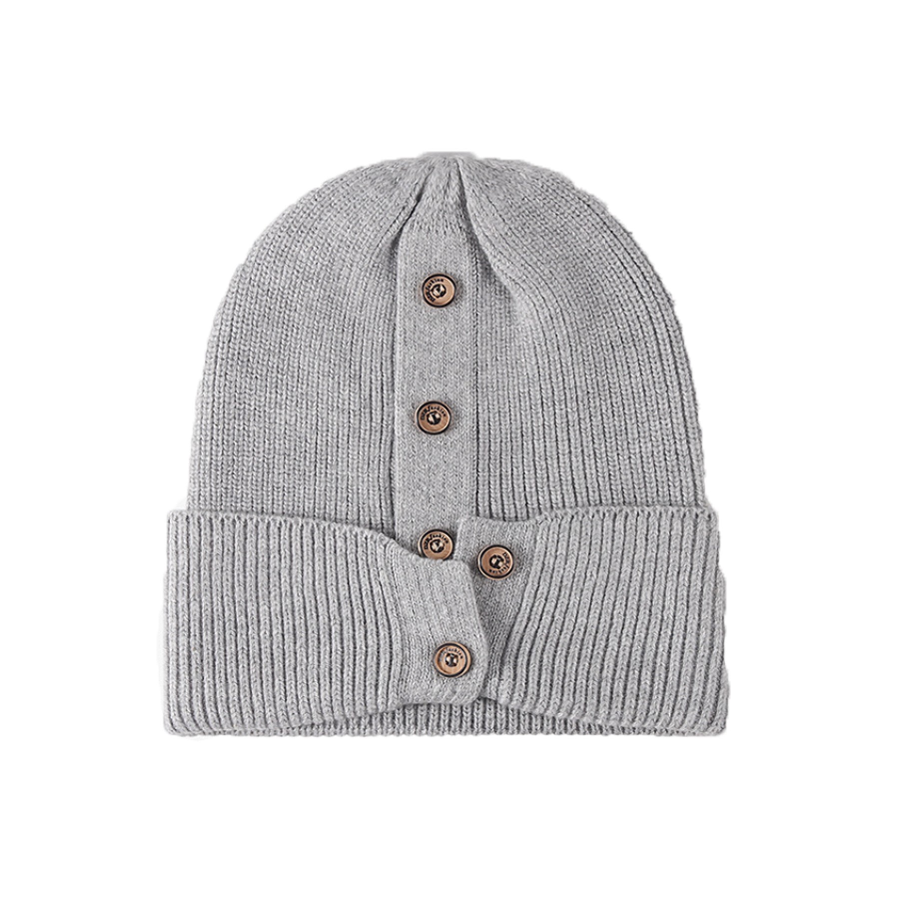 Warm Beanie With Buttons 4