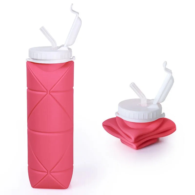 600ML Foldable Silicone Water Cup 9