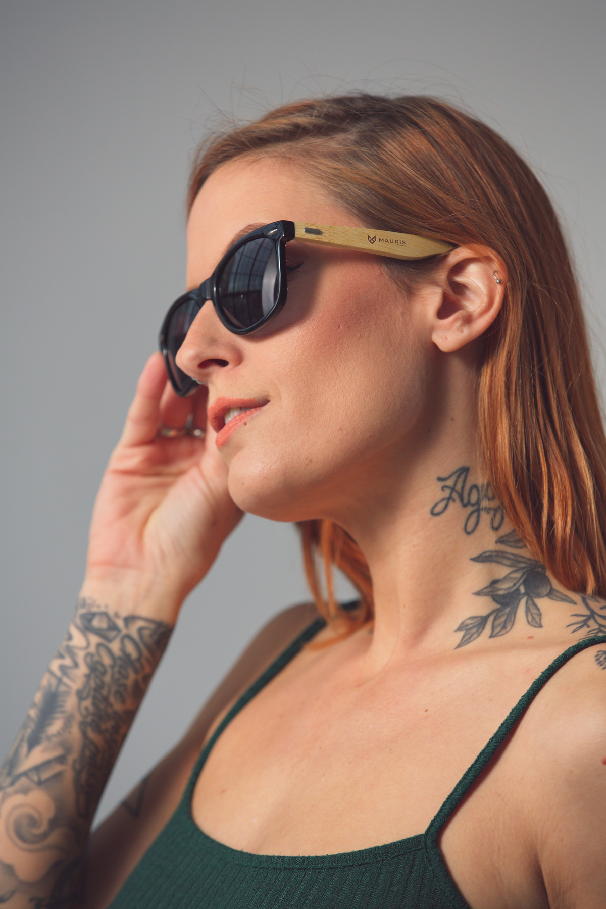 Bamboo Recycled Polycarbonate UV400 Sunglasses 9