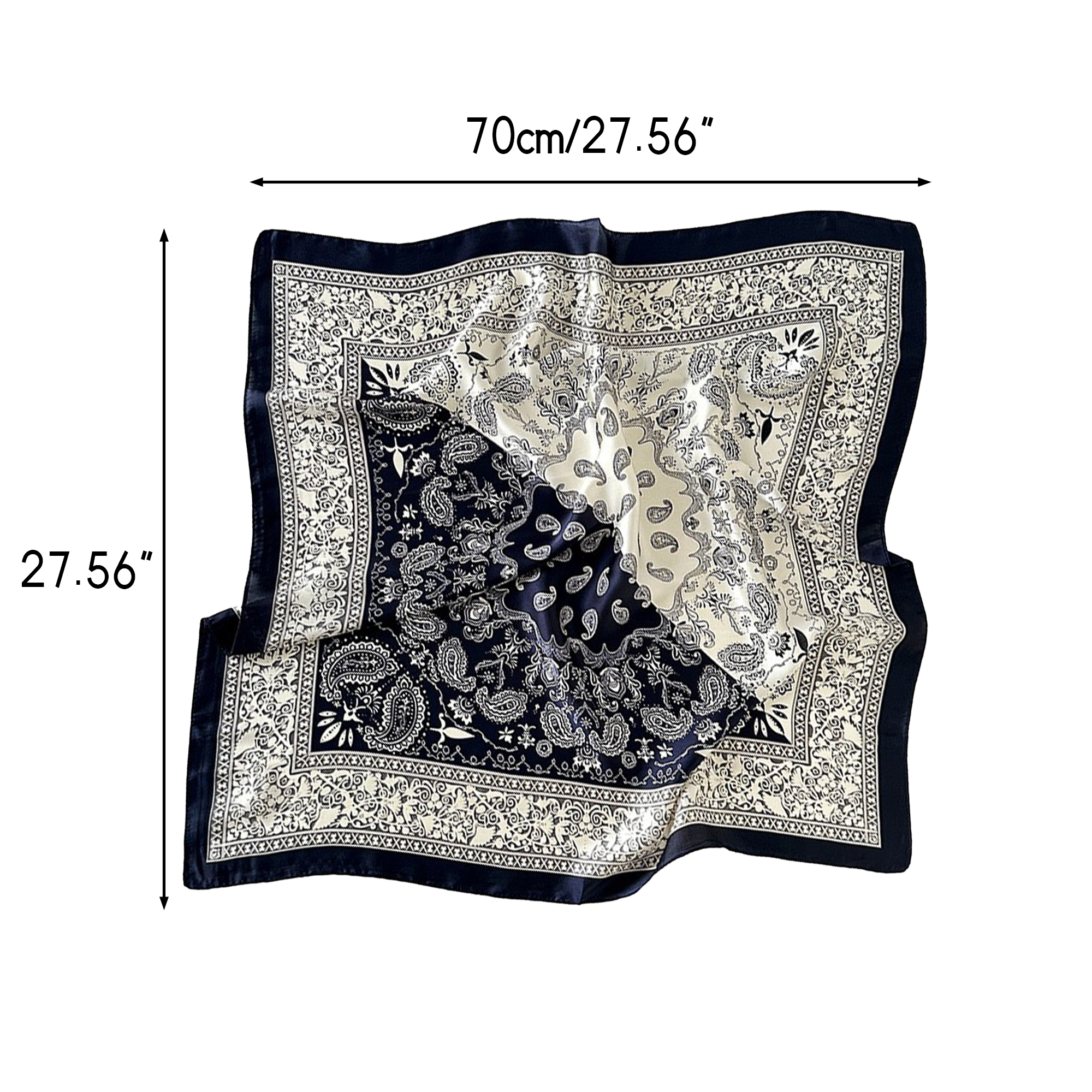 Square Satin Head Scarf 3