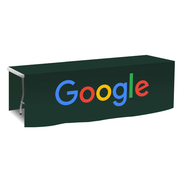96 in. x 88 in. PolyKnit Table Drop (Full Color Logo) 6