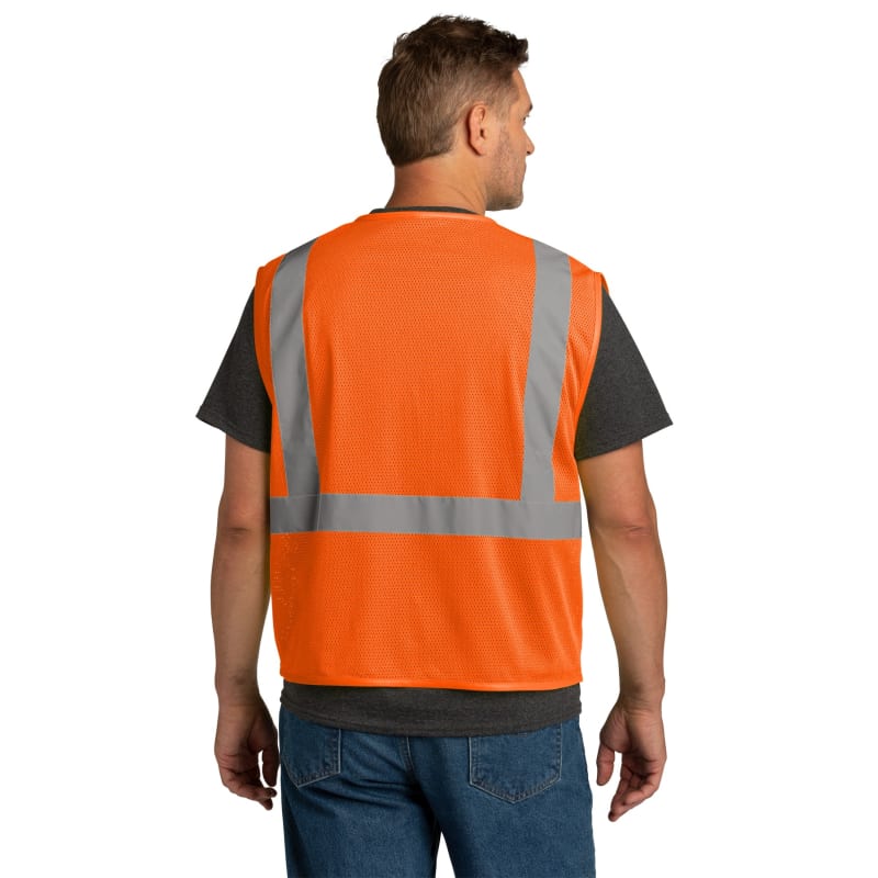 CornerStone ANSI 107 Class 2 Economy Mesh Zippered Vest. 7