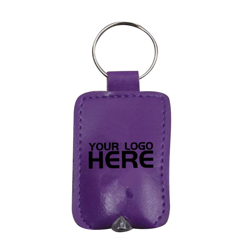 PU Leather Light Keychain 4