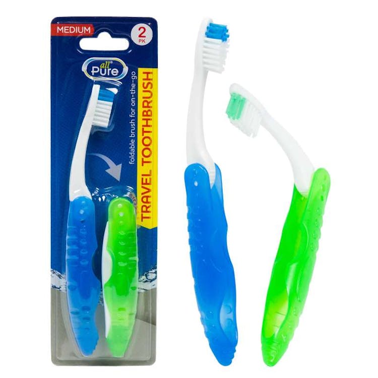 Travel Toothbrush - 2 Pack 1