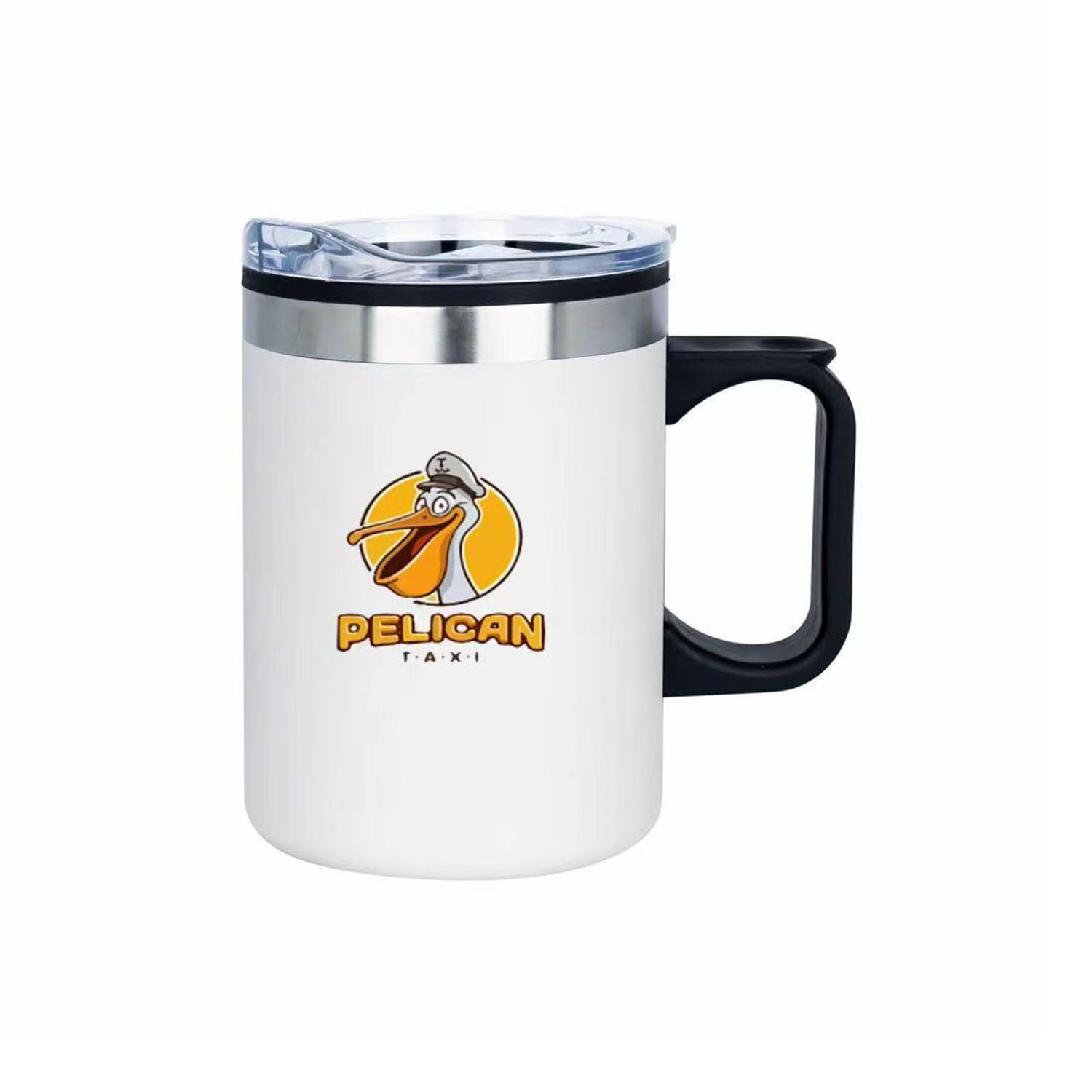 14oz. Stainless Camping Mug W/Handle 3