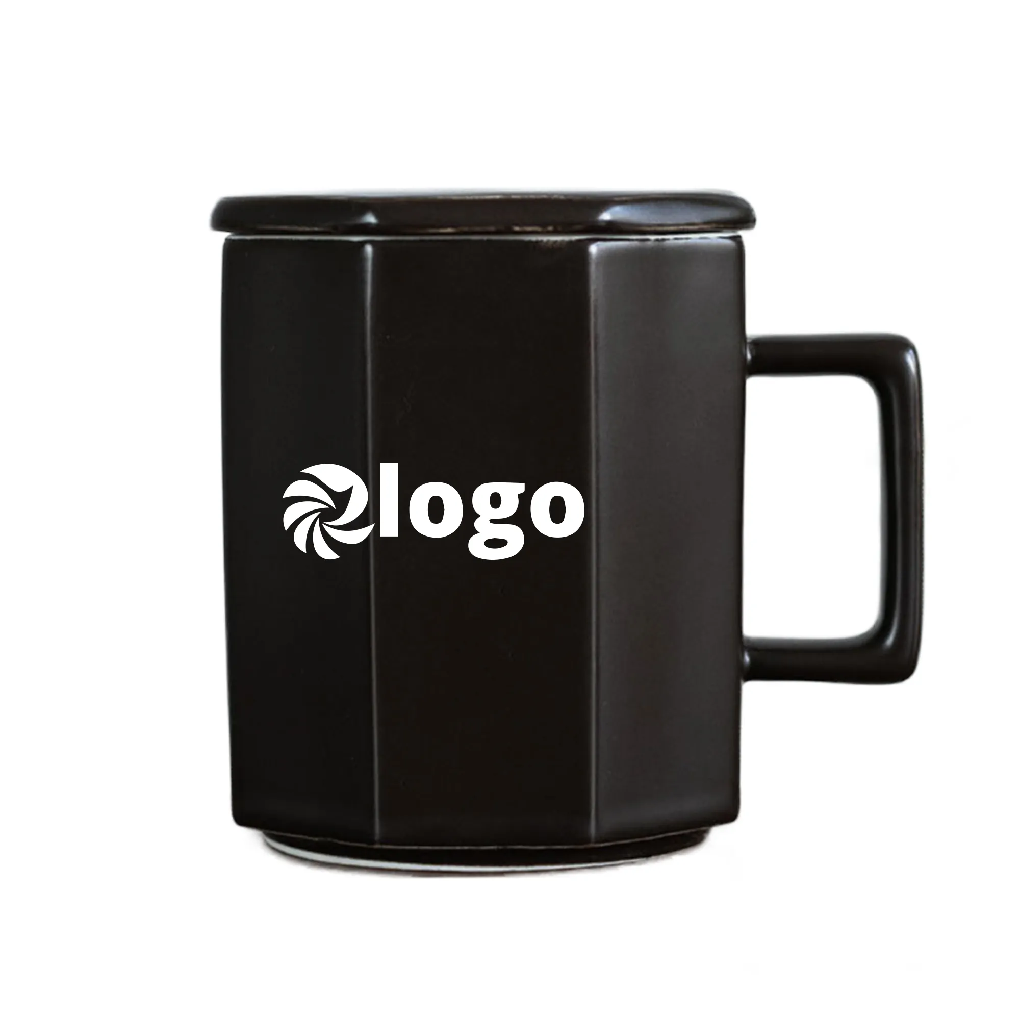11Oz Ceramic Coffee Mug With Lid