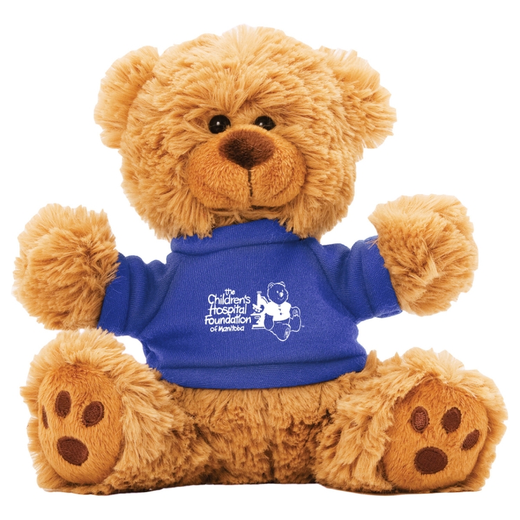 Ted T. Bear" 6" Plush Teddy Bear With Choice of T-Shirt Color 18