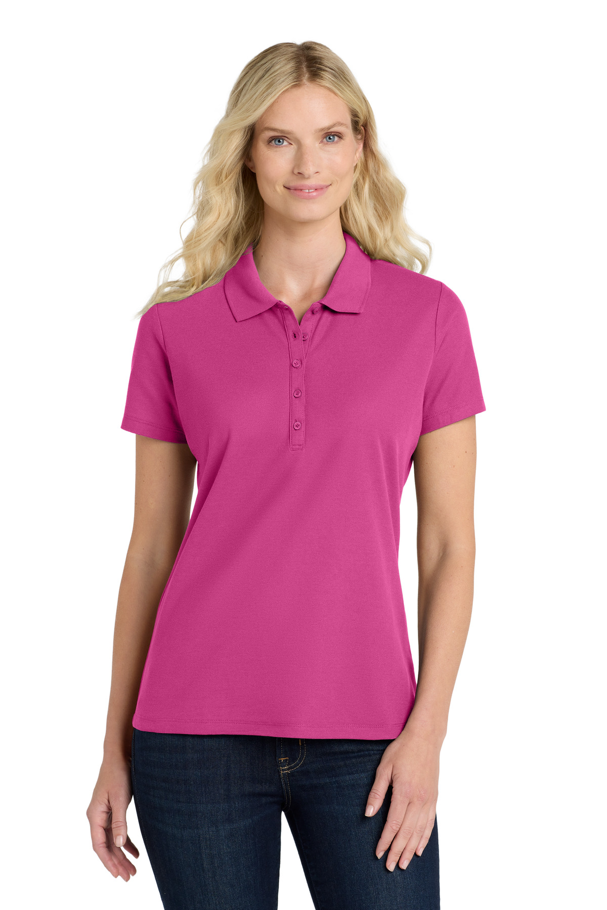 Port Authority Women's SuperPro React Polo. LK810 122