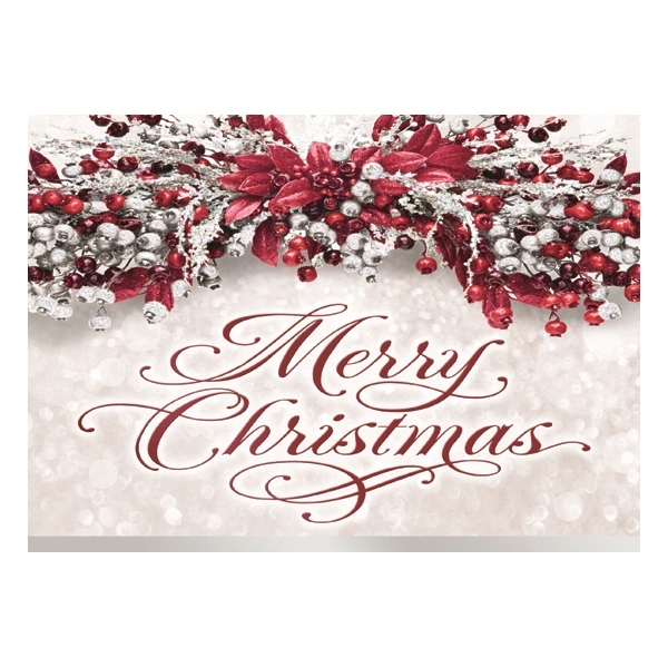 Christmas Tidings Holiday Greeting Card 1