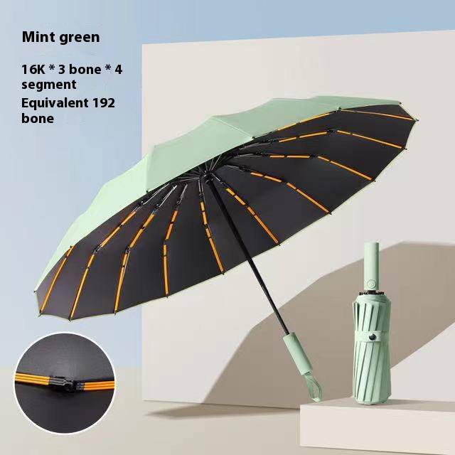 192 Bone Automatic Super Durable And Stable Umbrella 9