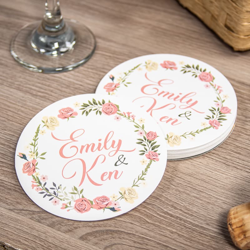 Paper Coasters - 4" Round 5