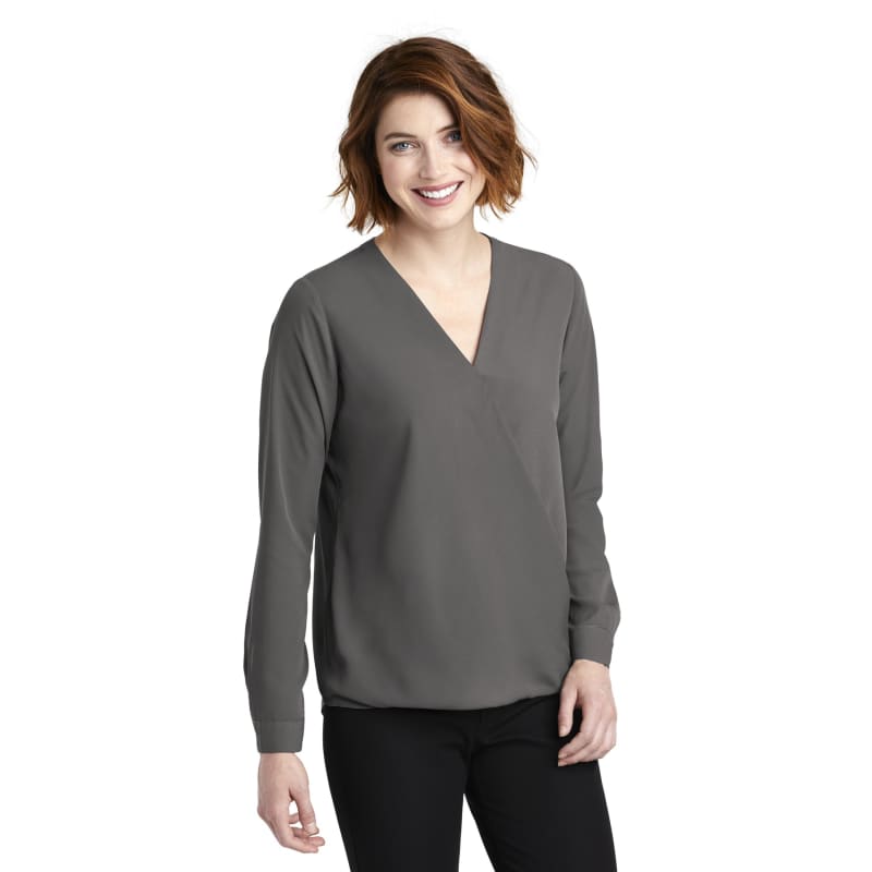 Port Authority Ladies Wrap Blouse. 24