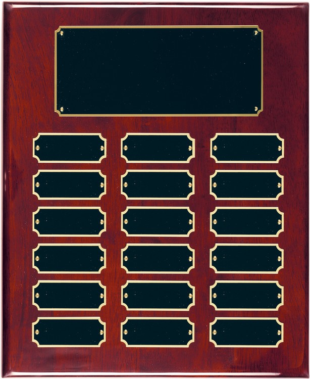 18 Plate Rosewood Piano Finish Perpetual Plaques 2