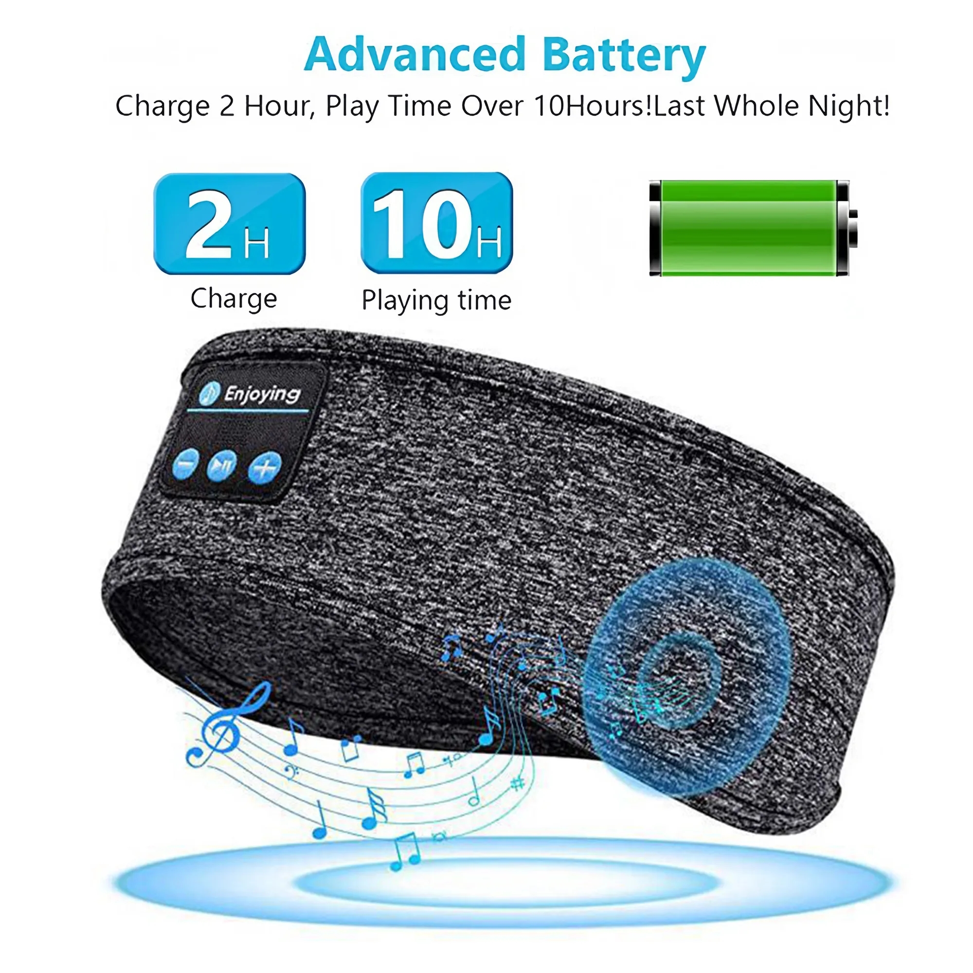 Wireless Headphones With Sleep Headband 5