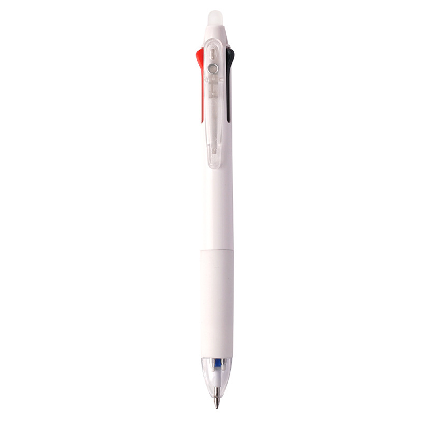 3-Color Erasable Click Pens: Fast-Dry Black Red Gel Pens 4