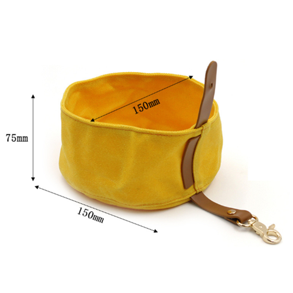 Foldable Pet Treat Travel Bowl 4