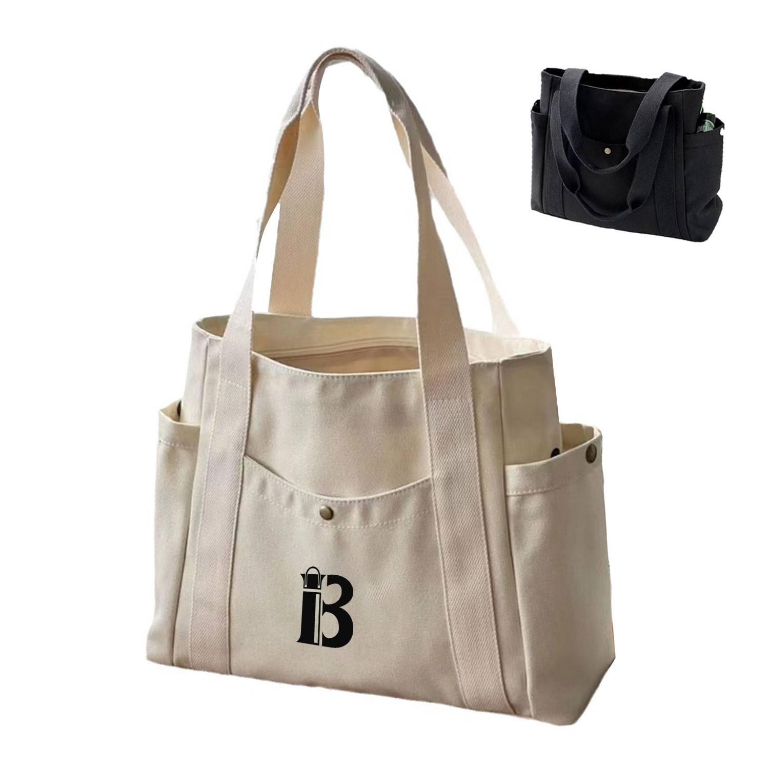 Canvas Tote Bags, custom tote bag with logo imprint 1