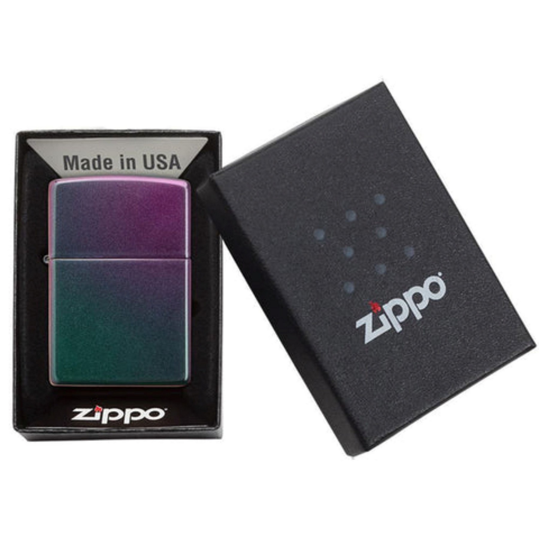 Genuine Zippo windproof lighter - Iridescent 2