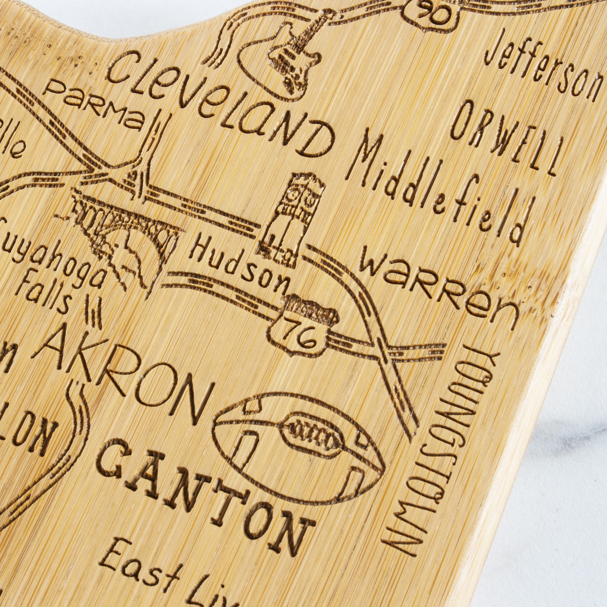 Destination Ohio Cutting & Serving Board 5