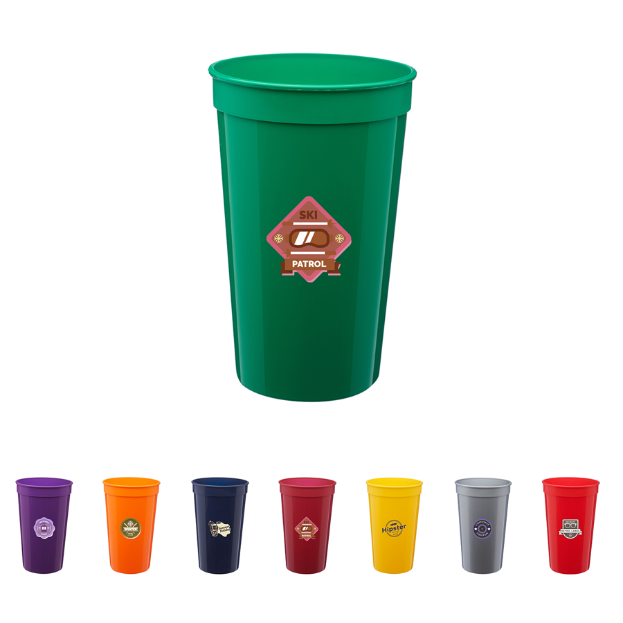 Plastic Stadium Cups 22 oz 31