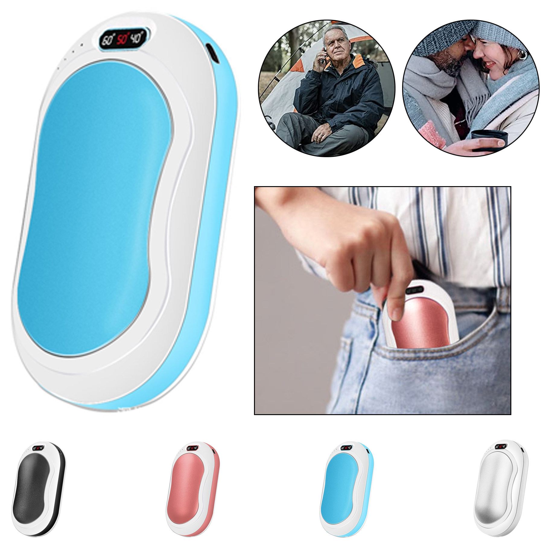 10000mAh 2-in-1 Hand Warmer Power Bank 1