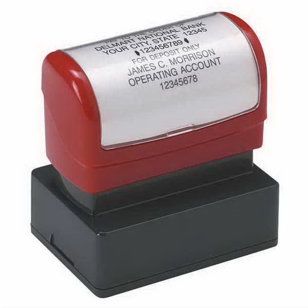 Stamp, Endorsement - Pre-Inked, Popular Layout 2