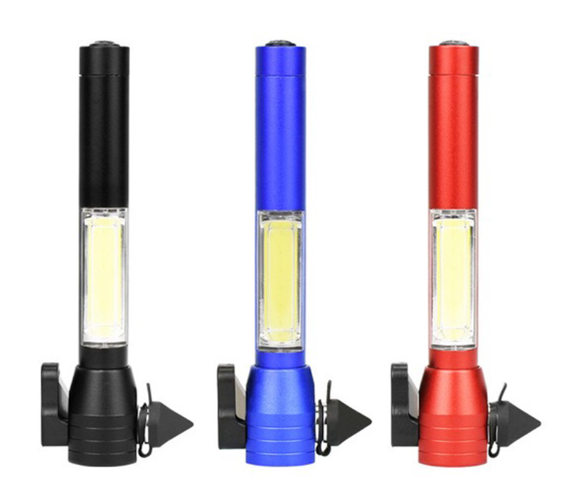 4-in-1 Emergency Tool with COB LED Flashlight 2