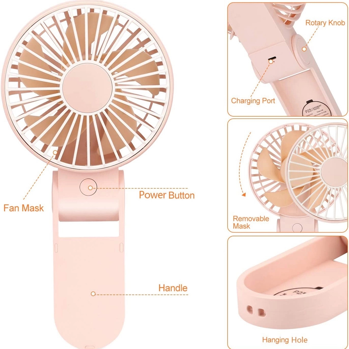Usb Rechargeable Mini Portable Handheld Fans 8