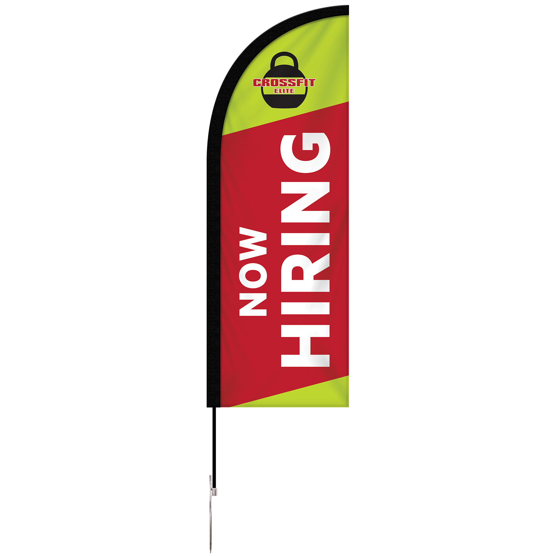 6' Double Sided Portable Half Drop Banner w/ Hardware Set 13