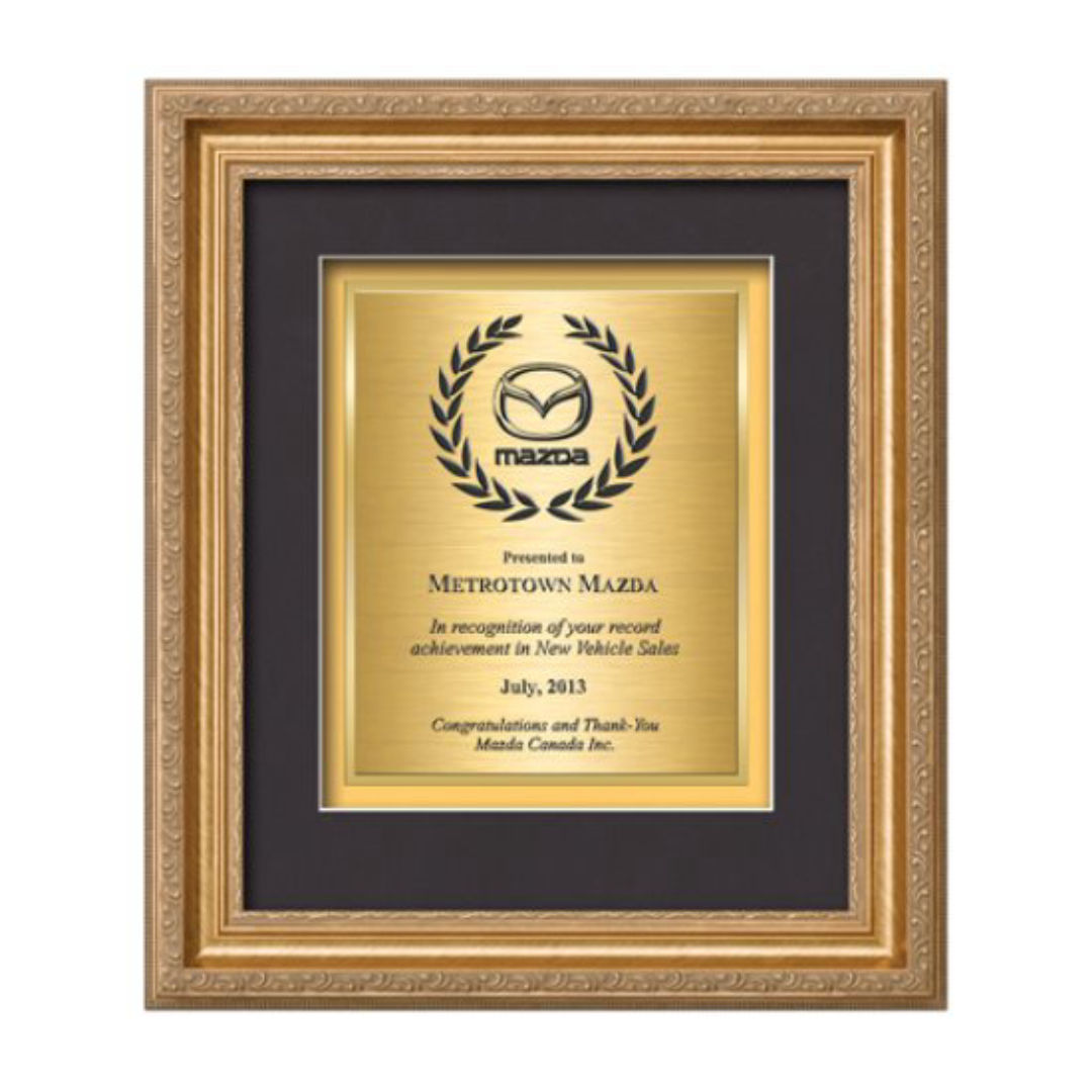Regal Certificate TexEtch - Gold 3