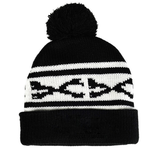 Custom Knitted Pom Jacquard Beanie 4