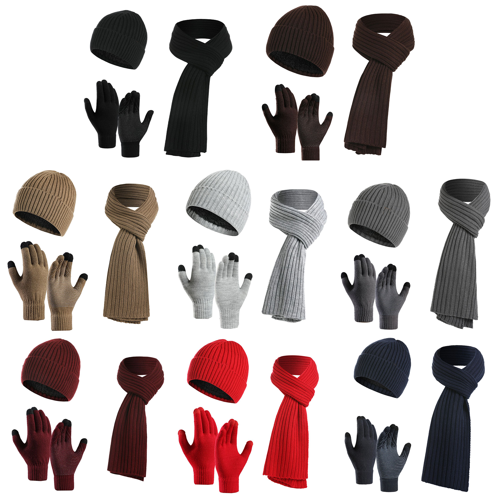 Warm Acrylic Winter Set 8
