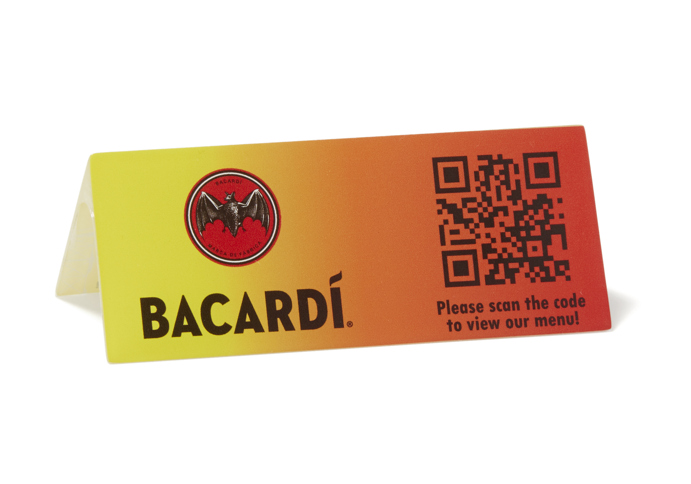 Menu/Info Scanner Table Tent Talker 5