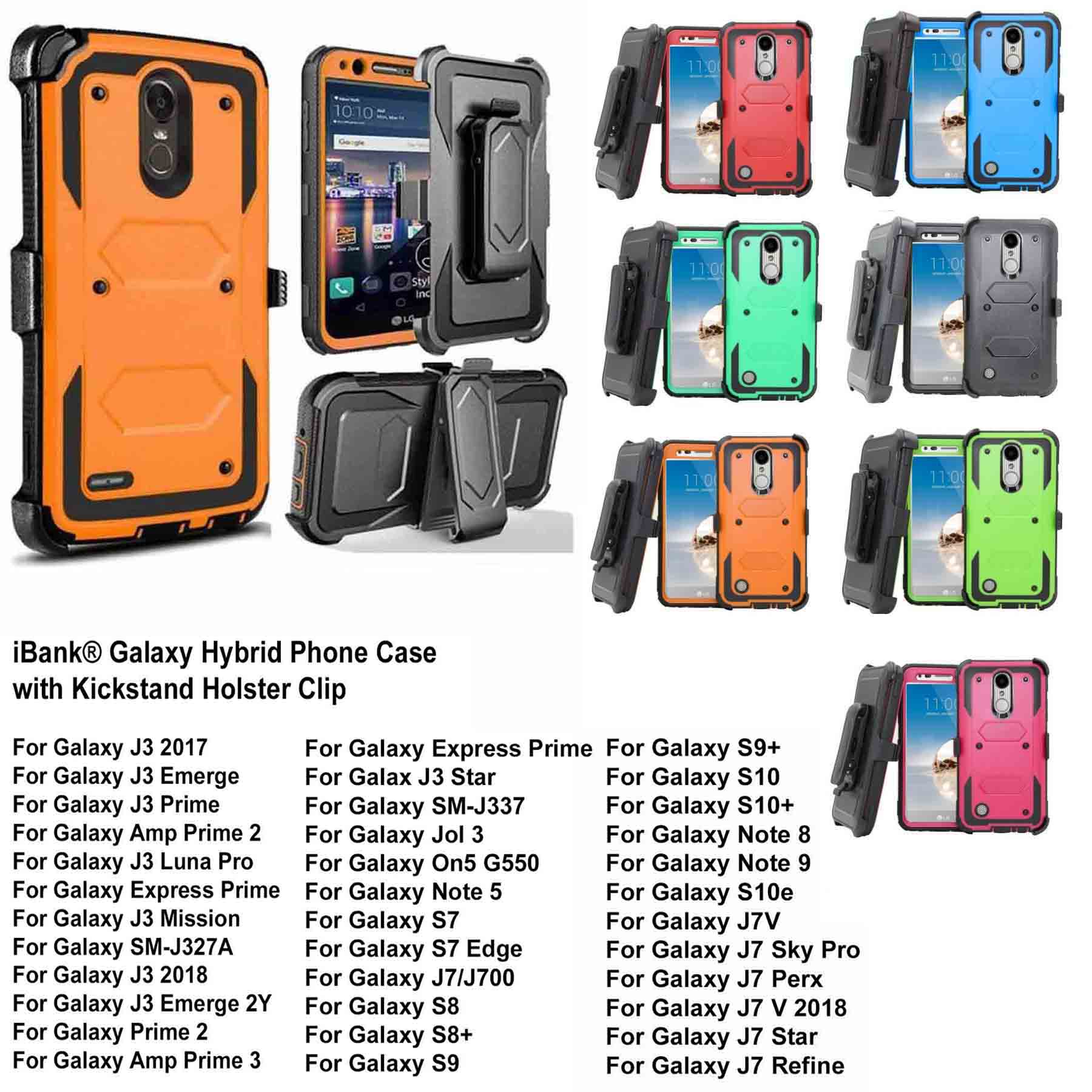 iBank ® Galaxy A17 / A16 Case with Metal Ring Holder Kickstand 2