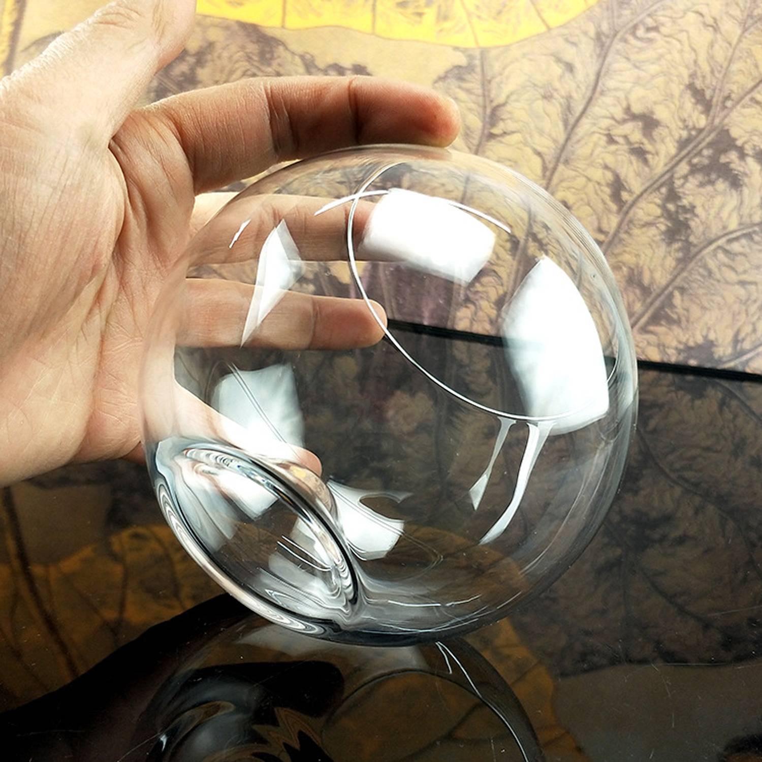 380oz Round Ball Bar Home Drinking Crystal Glass Whiskey Cup 3