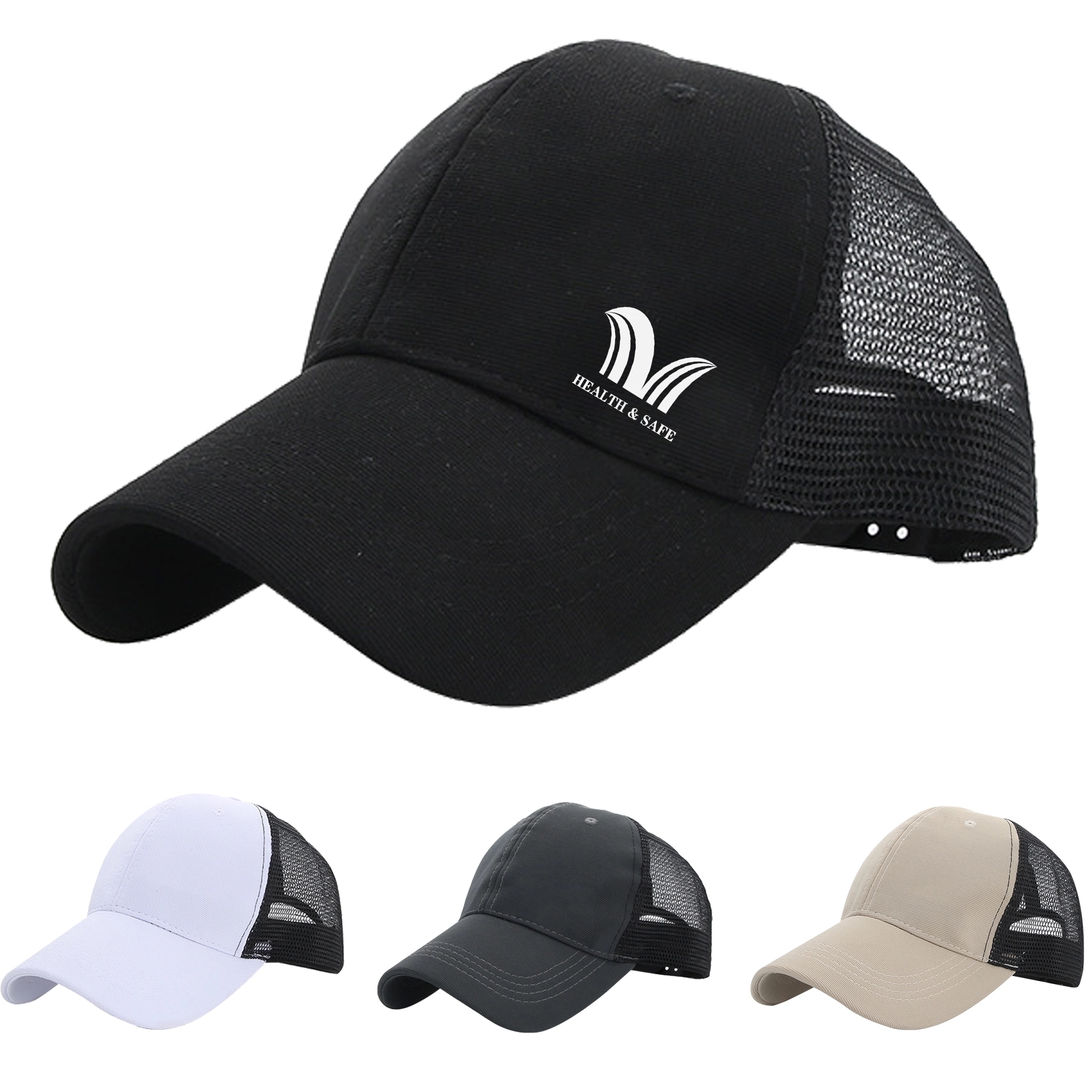 Mesh Back Cotton Baseball Cap 3