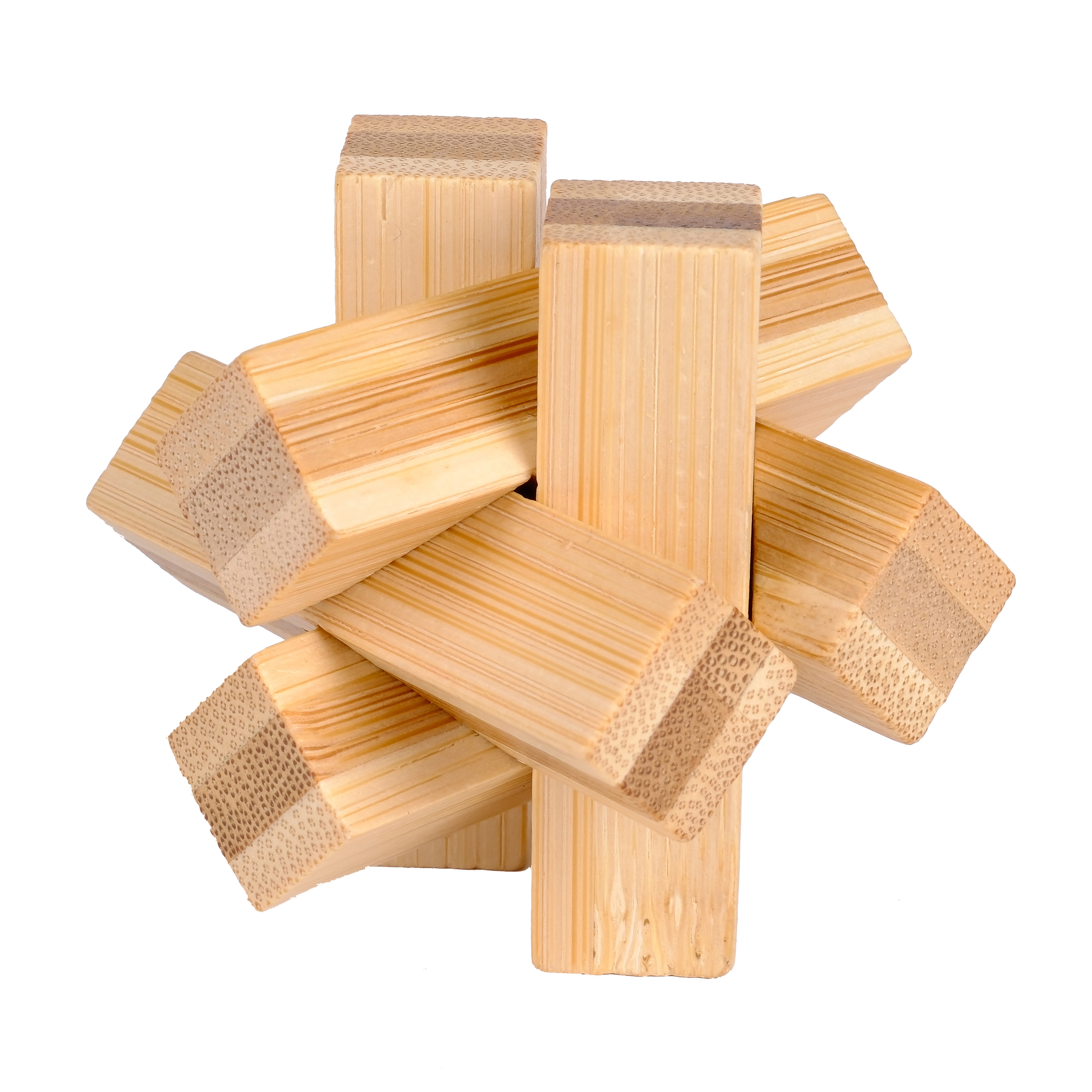 Bamboo Brainteaser Puzzle Set 9