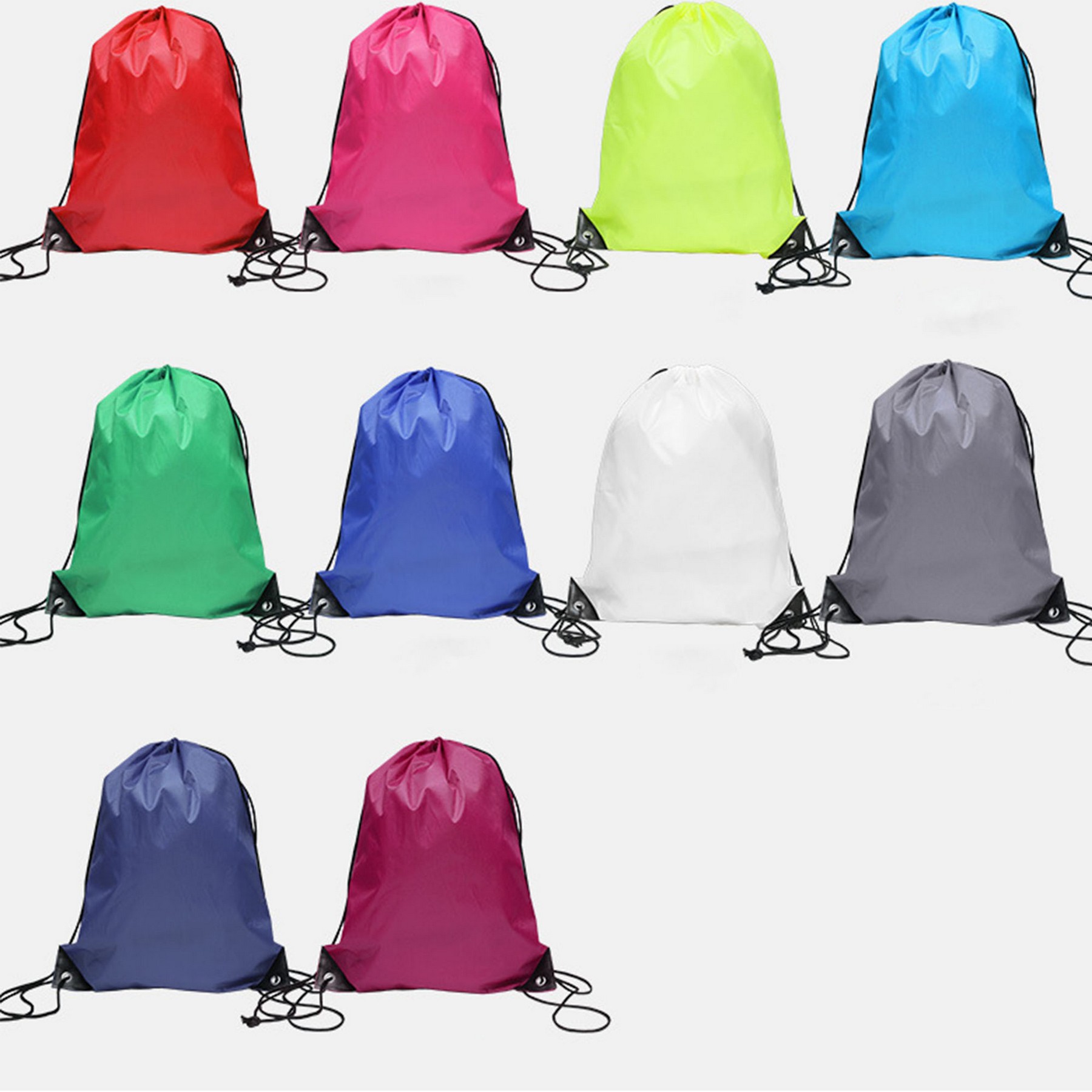210D Polyester Backpack Drawstring Bag 3