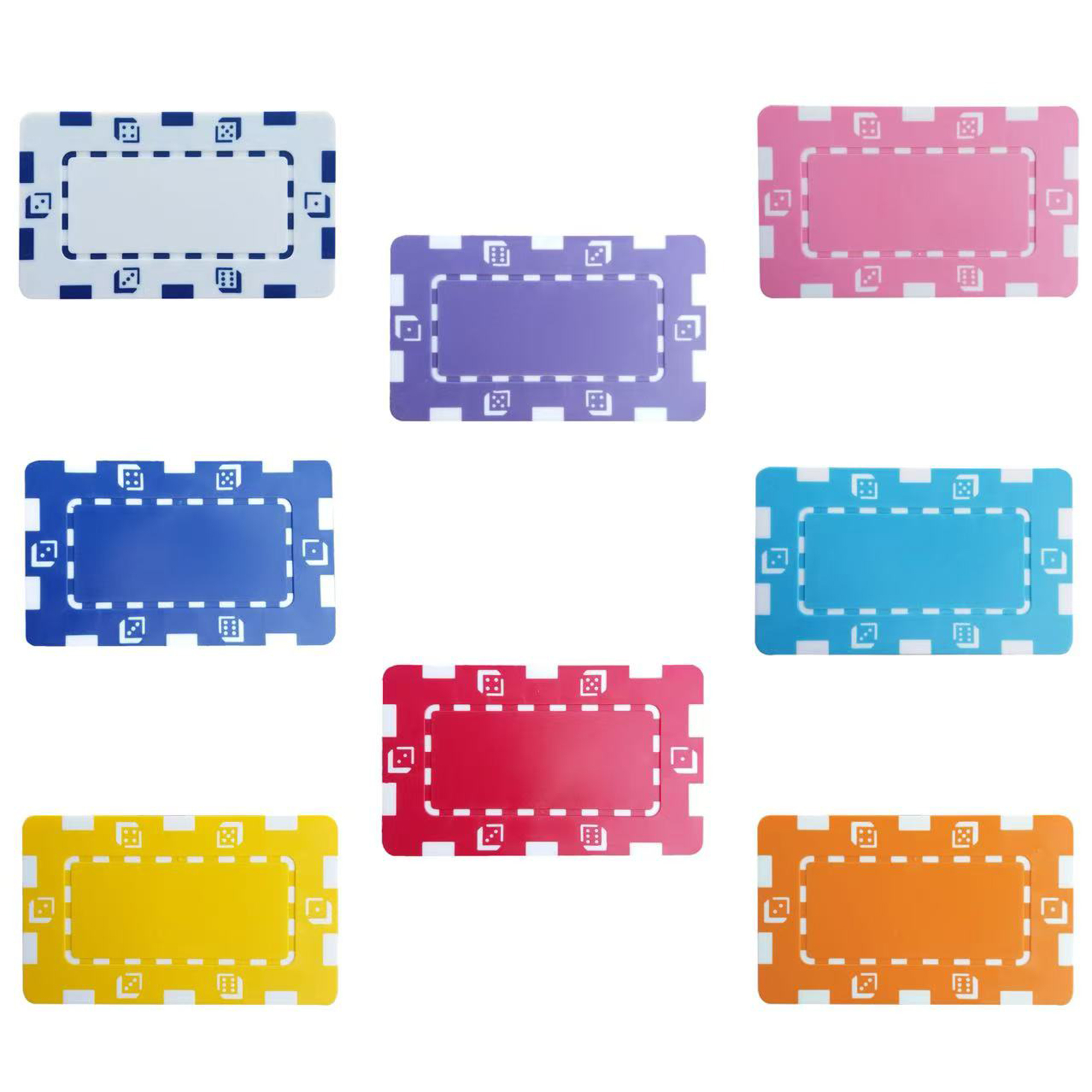 Abs Rectangular Poker Chips 7