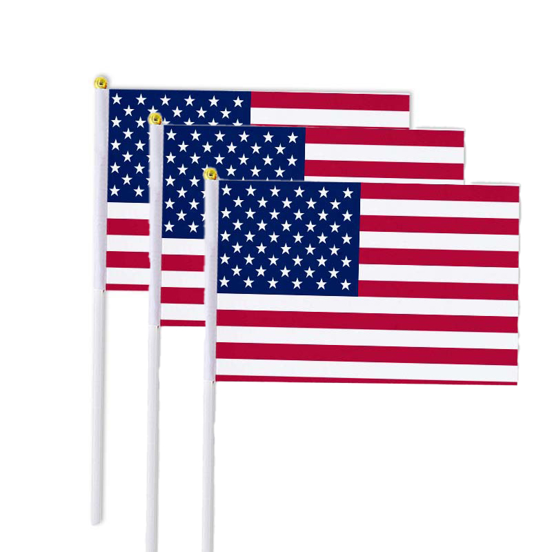 Stars & Stripes Mini Waving Flag 3