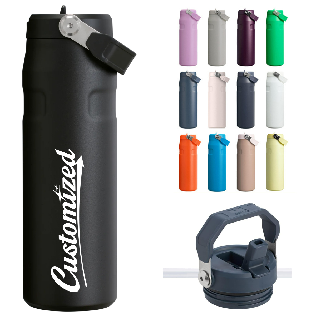 24oz Insulated Tumbler with Handle 6