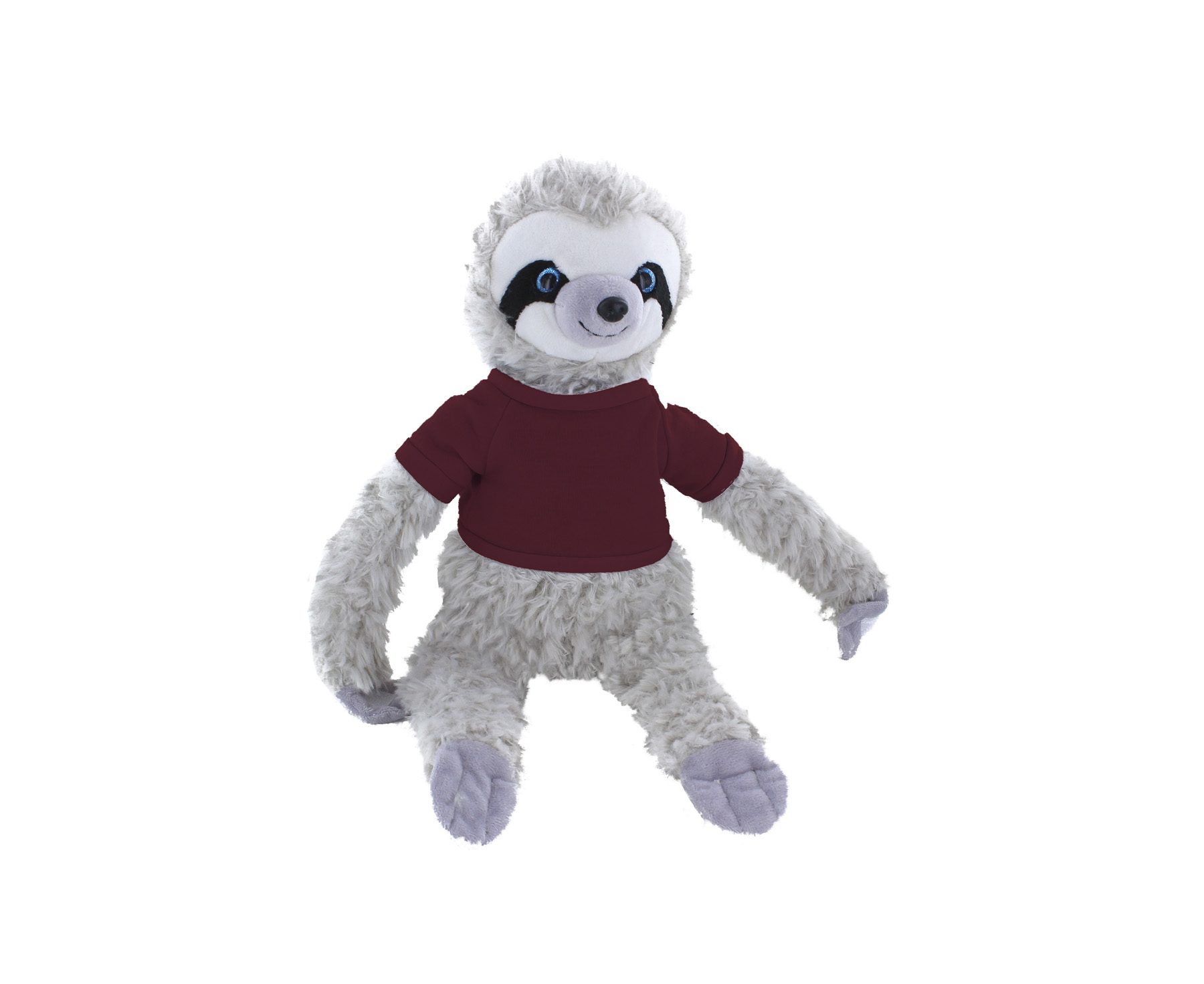 soft plush Sloth with t-shirt 16