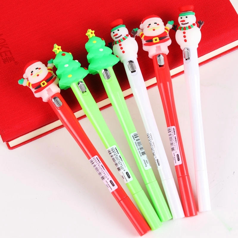 Xmas Led Pen Flashing Gel Ink Ballpoint 1