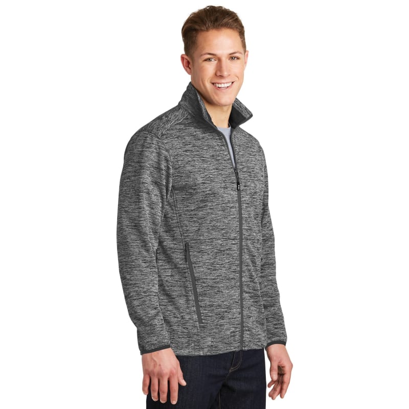 Sport-Tek PosiCharge Electric Heather Soft Shell Jacket. 7