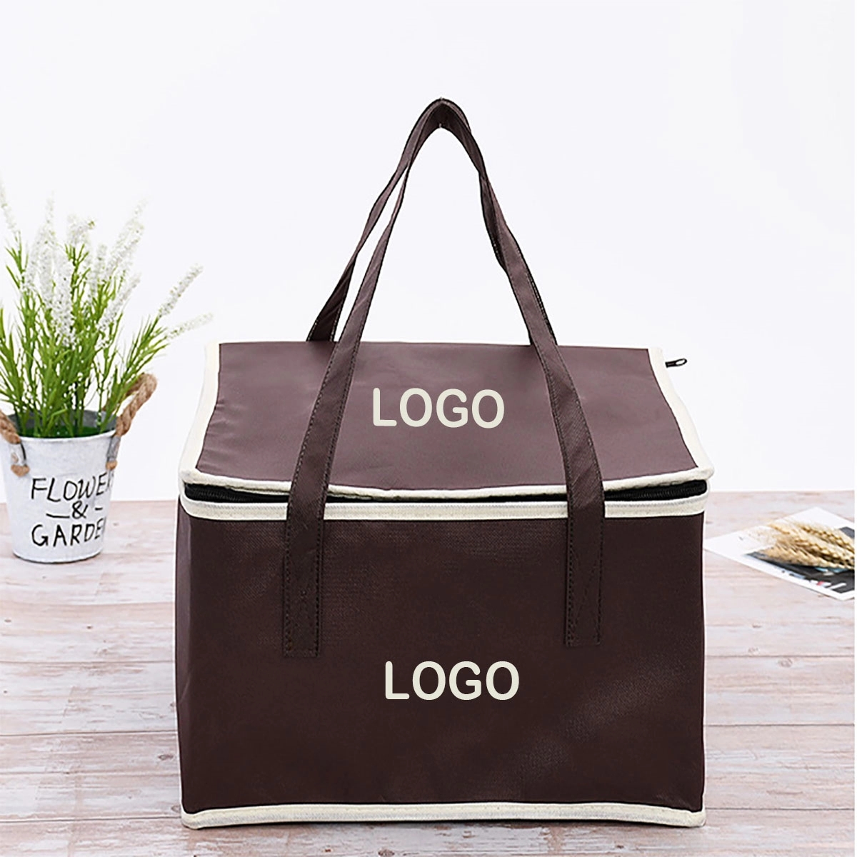 Food Delivery Canvas Cooler Bag 4